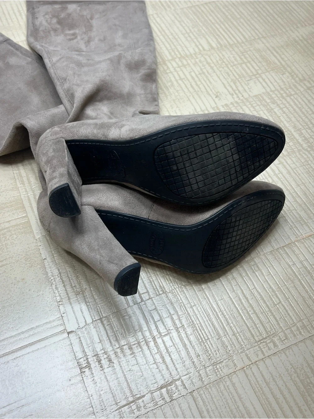 Steve Madden  Faux-Suede Over The Knee Heeled Gemmmaa Boots